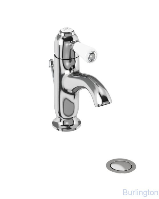 Смеситель для раковины на 1 отверстие, с донным клапаном [CH22]