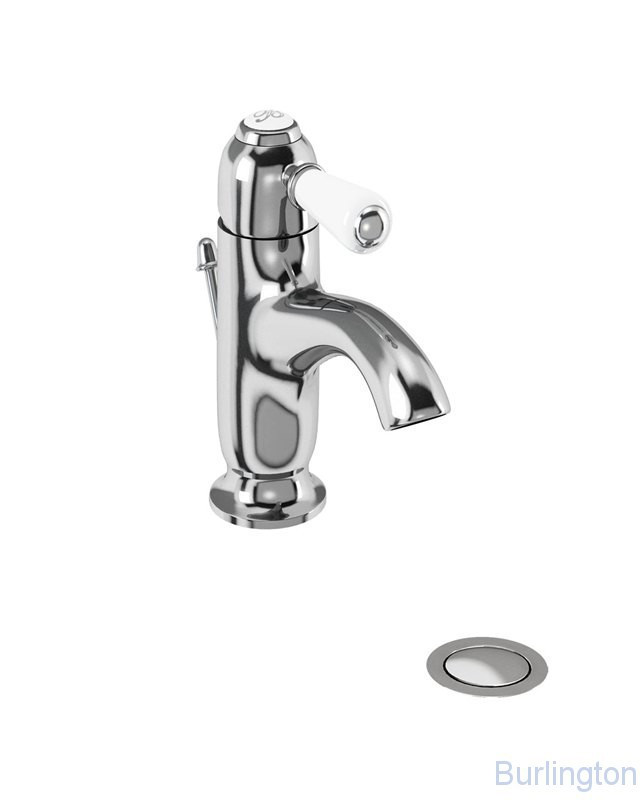 Смеситель для раковины на 1 отверстие, с донным клапаном [CH22]