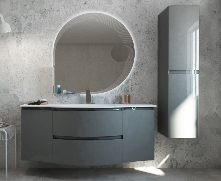 Раковина из искусственного мрамора, 138x52x1,5 Cezares 50155