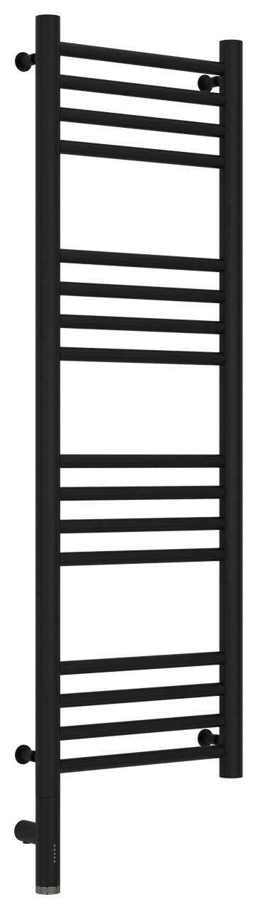 Полотенцесушитель электрический Сунержа Богема 3.0 прямая 1000х300 МЭМ левый Матовый чёрный