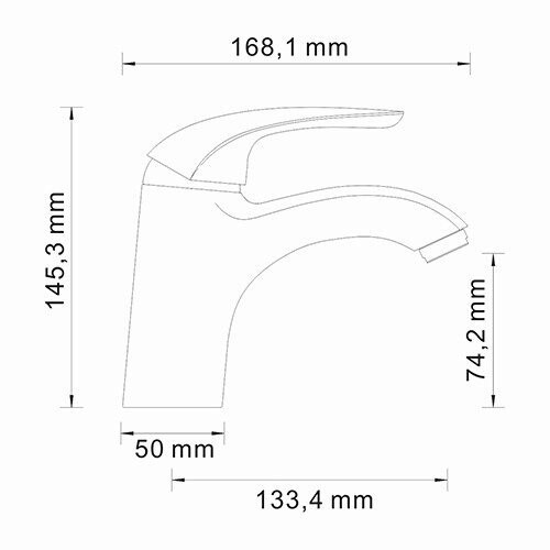 WasserKRAFT Rossel 2803 Смеситель для умывальника