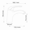 WasserKRAFT Rossel 2803 Смеситель для умывальника