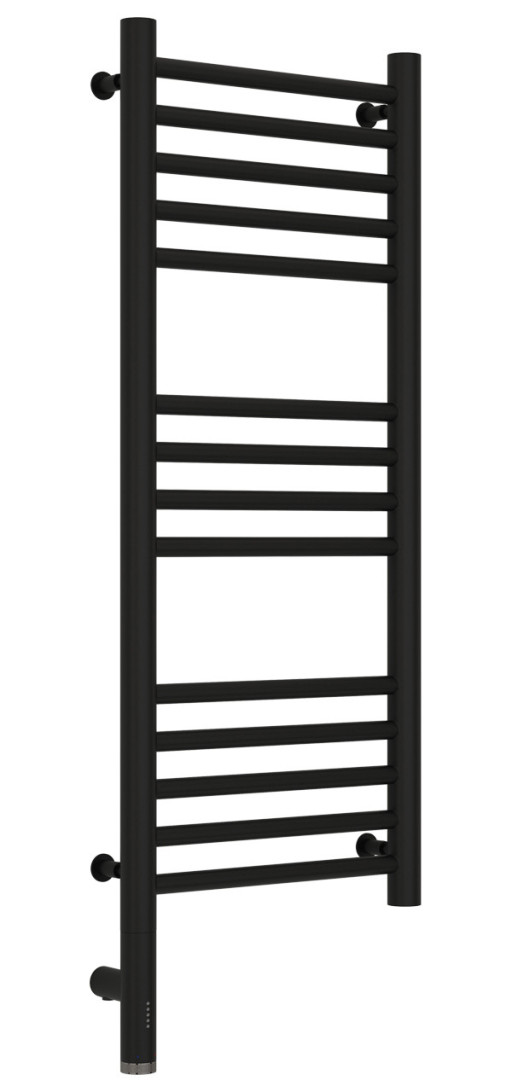 Полотенцесушитель электрический Сунержа Богема 3.0 прямая 800х300 МЭМ левый Матовый чёрный
