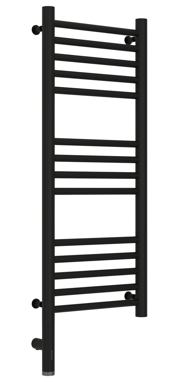 Полотенцесушитель электрический Сунержа Богема 3.0 прямая 800х300 МЭМ левый Матовый чёрный