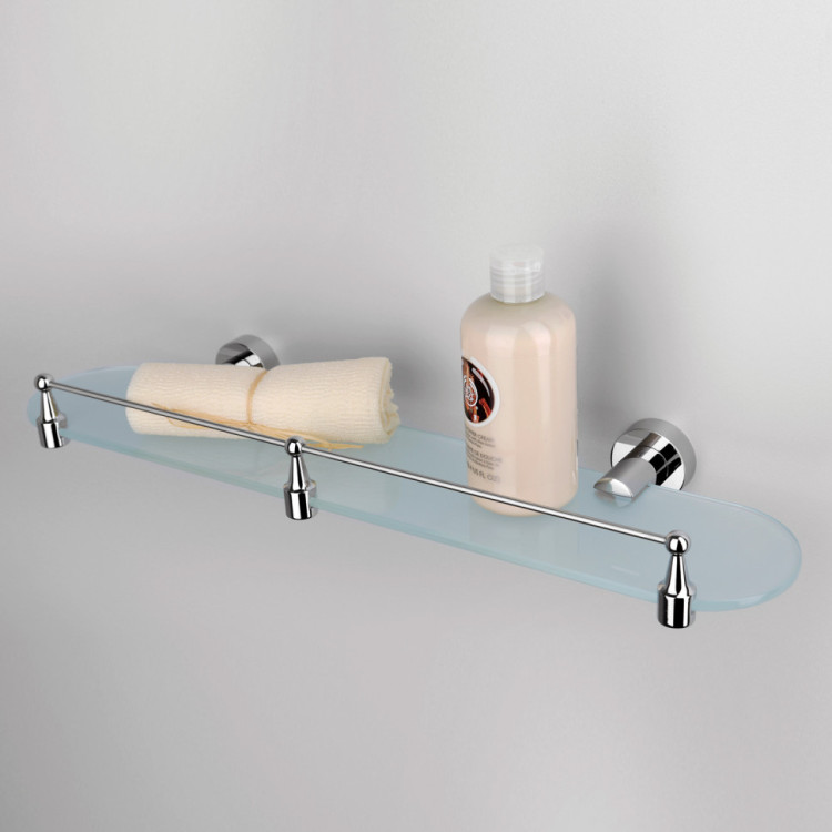 WasserKRAFT Donau K-9444 Полка стеклянная с бортиком