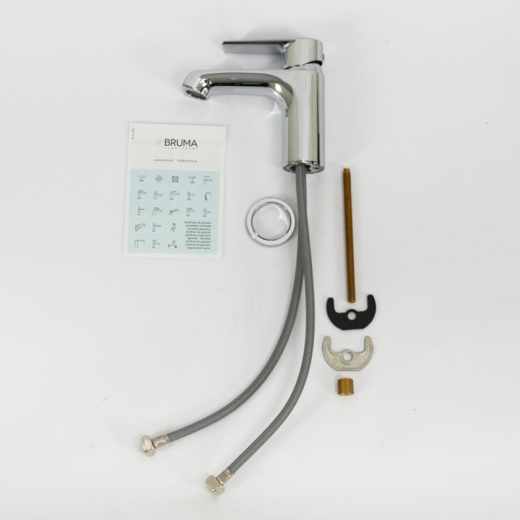 Смеситель для раковины однорычажный, с донным клапаном Cezares NAUTIC-LS1-NOP