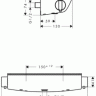Смеситель для душа Hansgrohe Ecostat Select 13161400 с термостатом