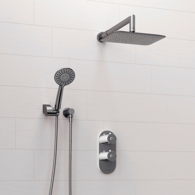 WasserKRAFT A16031 Thermo Встраиваемый комплект для душа с верхней душевой насадкой и лейкой