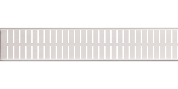 Решетка для дренажного желоба 100 мм, оцинкованная сталь Alcadrain ADZ-R122