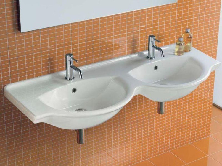 Раковина Hatria Sophie 125 YOQ5 двойная