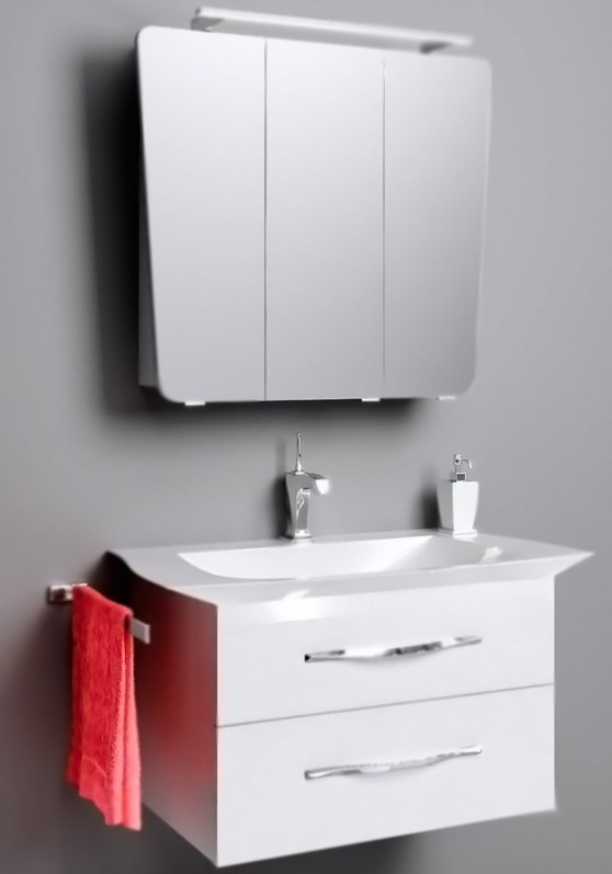 Тумба под раковину Aqwella Симфония W 90 подвесная