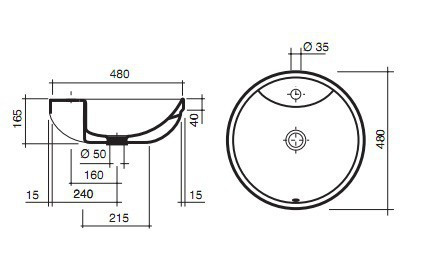 Раковина Scarabeo Lavabi D Arredo 8008