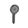 Ручной душ Select 130 3 jet Aquatek, матовый черный AQ2007MB