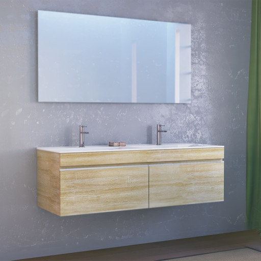 Тумба под раковину Raval Twins 140 подвесная