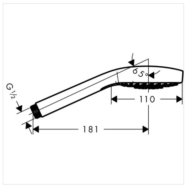 Душевая лейка Hansgrohe Croma Select E 26810400