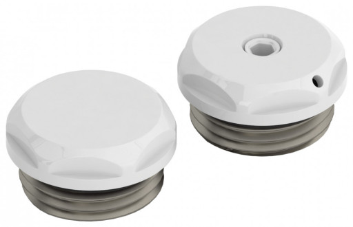 Спускной клапан/заглушка (d 25 мм / G 1/2&quot; НР / 2 шт.) RAL 7047 Телегрей 4