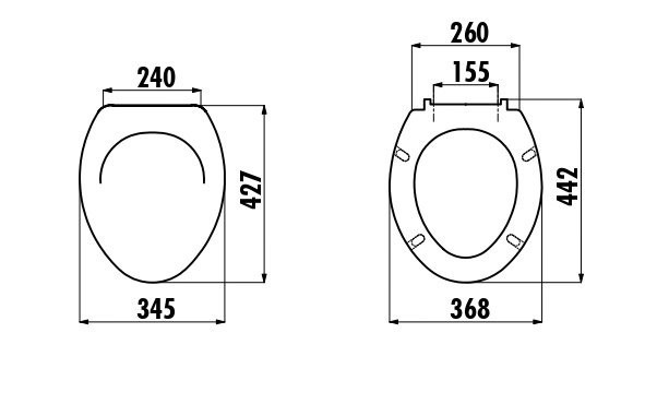 CREAVIT Крышка дуропласт с микролифтом CINAR