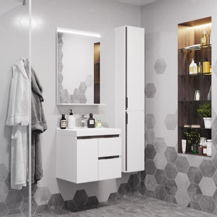 Шкаф пенал Акватон Рене 31 подвесной