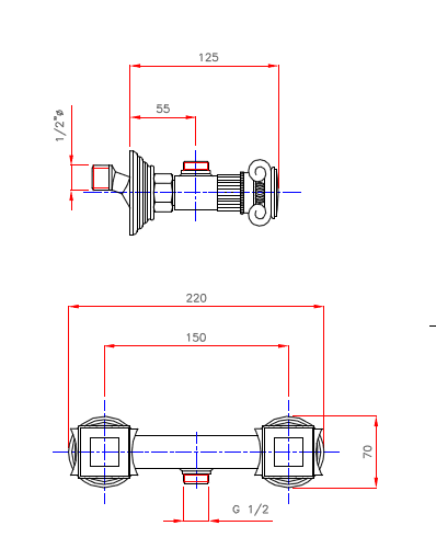 Смеситель для душа OLIMP-DS Cezares OLIMP-DS-01-Sw