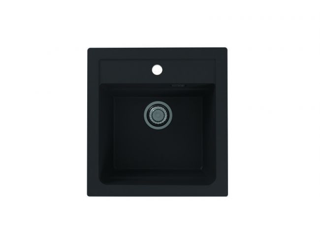 Мойка ALVEUS GRANITAL ATROX 20 CARBON - G91 470 X 500 1X в комплекте с сифоном 1132823,