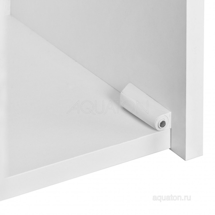 Шкаф навесной AQUATON Сакура левый ольха наварра, белый глянец 1A220803SKW8L