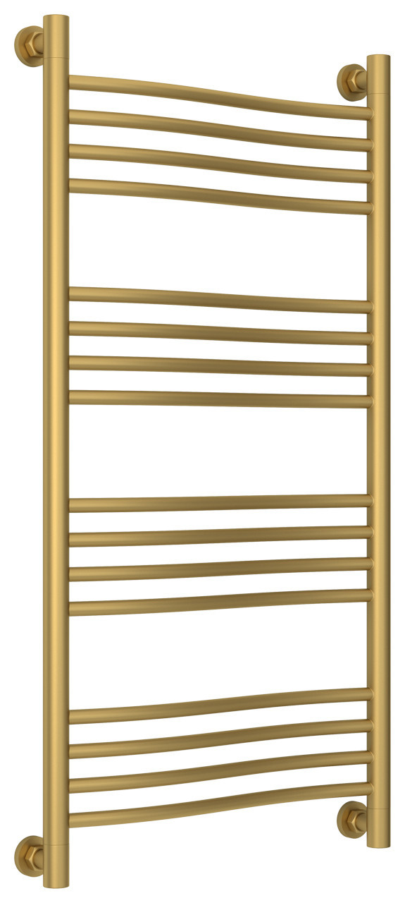 Полотенцесушитель водяной Сунержа Флюид+ 1000х500 Матовое золото