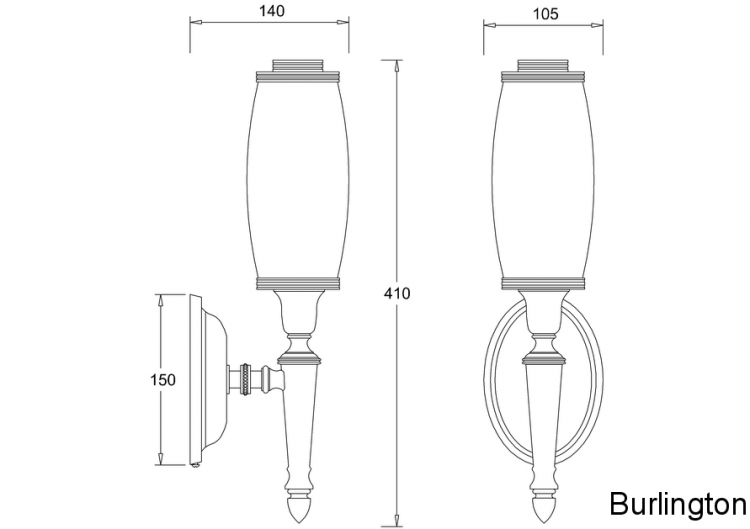 Светильник с овальным основанием и матовым цилиндрическим плафоном, НИКЕЛЬ