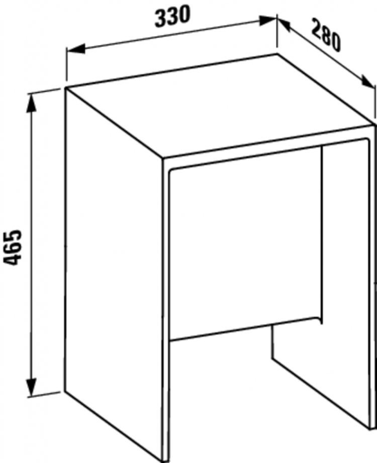 Табурет Laufen Kartell 3.8933.0