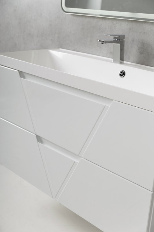 База под раковину подвесная с двумя выкатными ящиками 900x450x570 Cezares VITTORIA-900-2C-SO-PINO-P