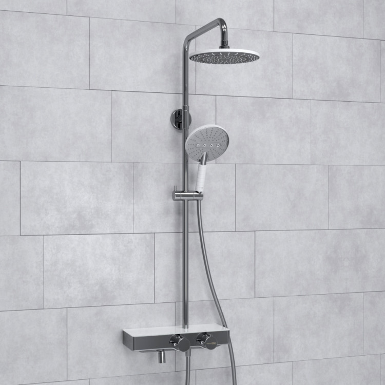 WasserKRAFT A113.067.059.CH Thermo Душевой комплект с термостатическим смесителем