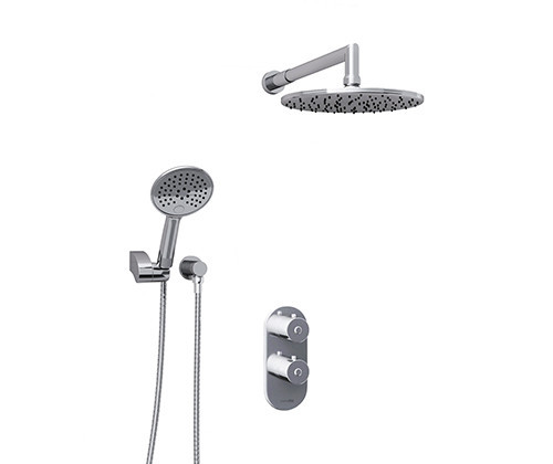 WasserKRAFT A16030 Thermo Встраиваемый комлплект для душа с верхней душевой насадкой и лейкой