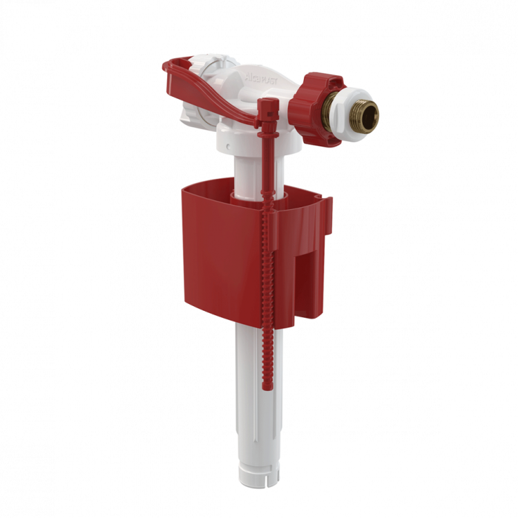 Впускной механизм с боковой подводкой и металлической резьбой для пластиковых бачков Alcadrain A160P-3/8