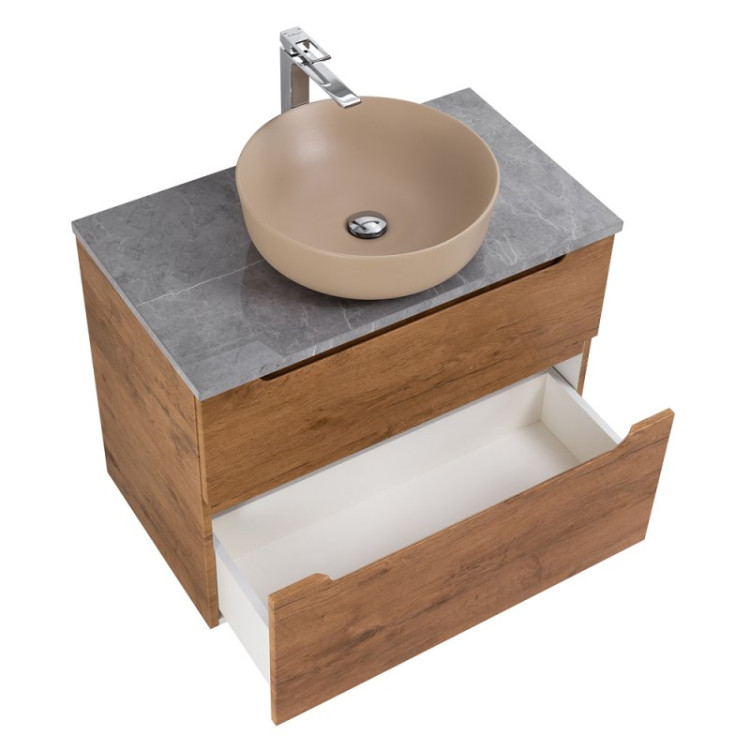 Столешница из керамогранита без отверстия под смеситель 800x460 BelBagno KEP-80-MCO-W0