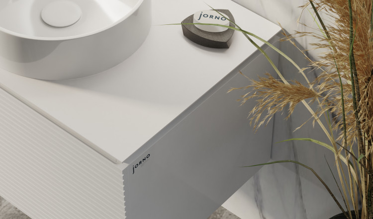 Тумба Stone 80 подвесная Белая