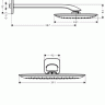 Верхний душ Hansgrohe PuraVida 39 27437000