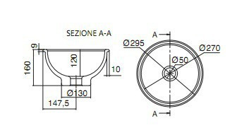 Раковина Scarabeo Lavabi D Arredo 8020