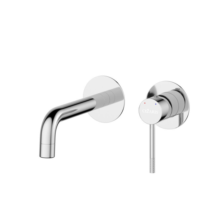 Смеситель для раковины встраиваемый с внутренней частью, без донного клапана Cezares RELAX-BLI2-1-01-W0