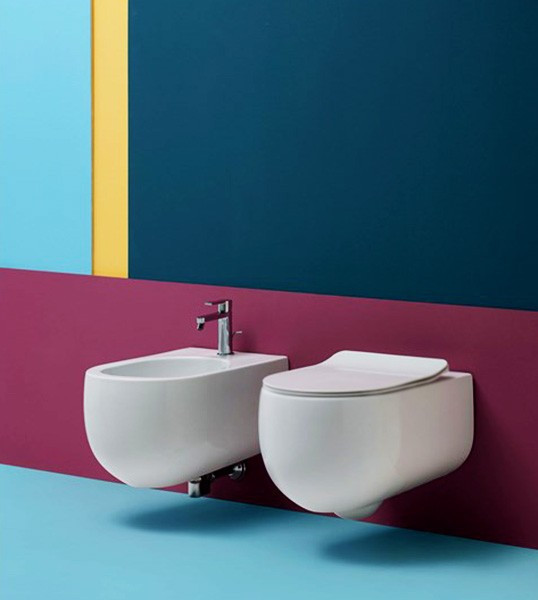 Биде Kerasan Flo 3123 подвесное