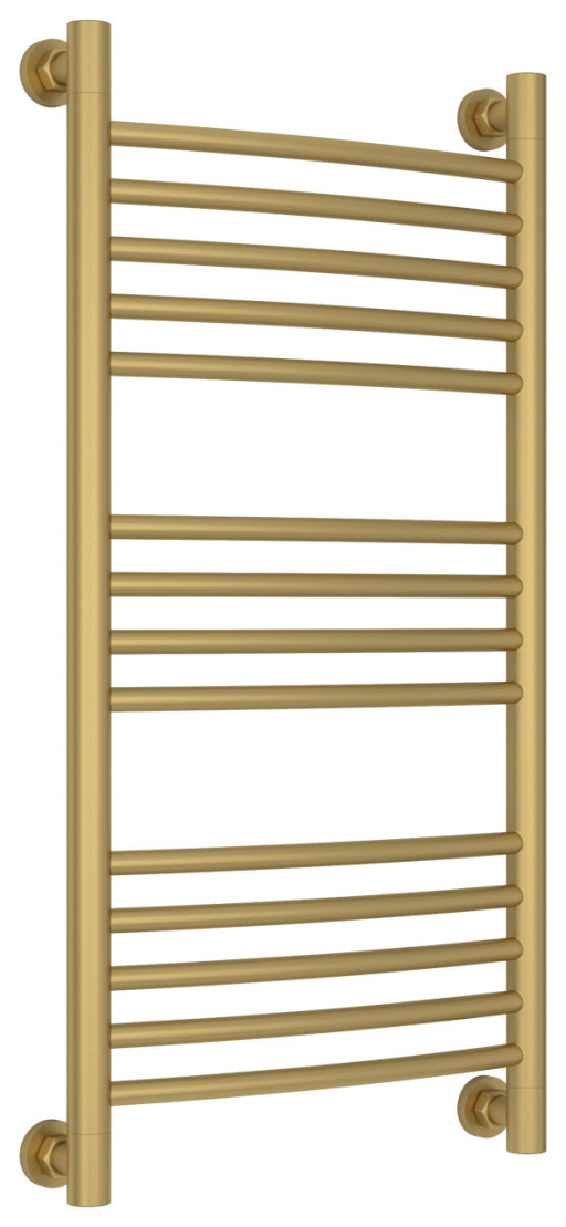 Полотенцесушитель водяной Сунержа Богема+ выгнутая 800х400 Матовое золото