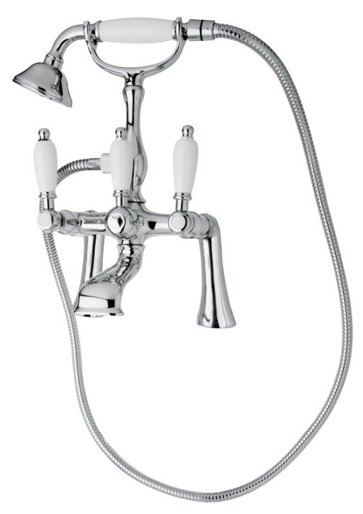 Смеситель на борт ванны с ручным душем Cezares FIRST-PBV-02-M