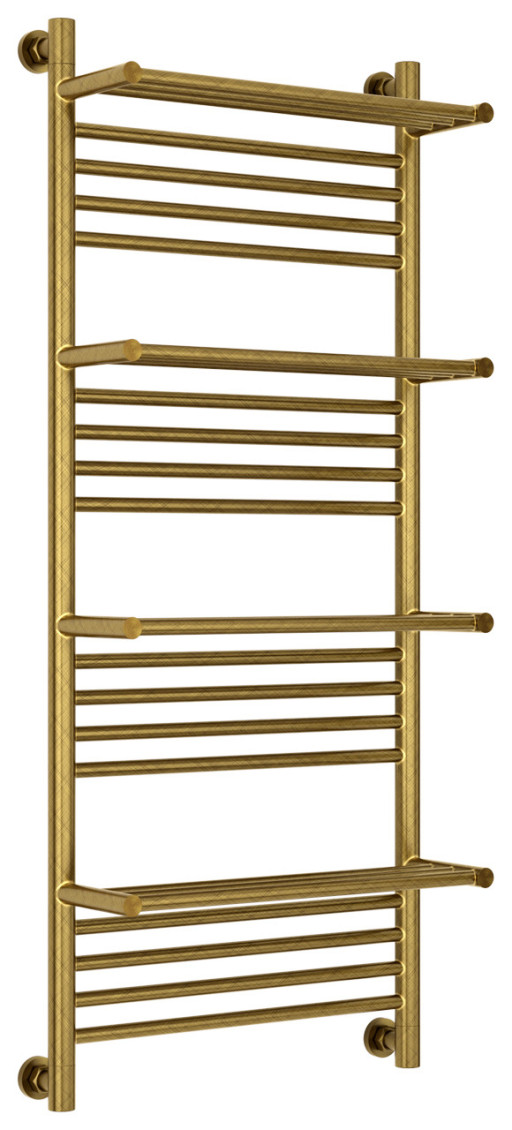 Полотенцесушитель водяной Сунержа Богема 4 полки+ 1200х500 Состаренная бронза