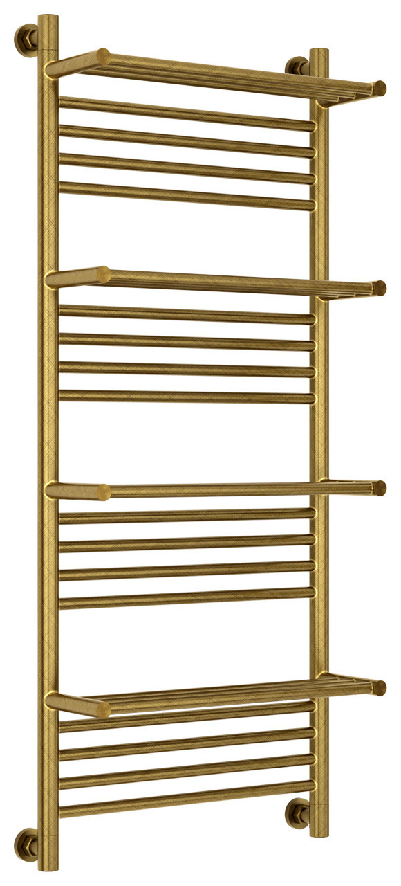 Полотенцесушитель водяной Сунержа Богема 4 полки+ 1200х500 Состаренная бронза