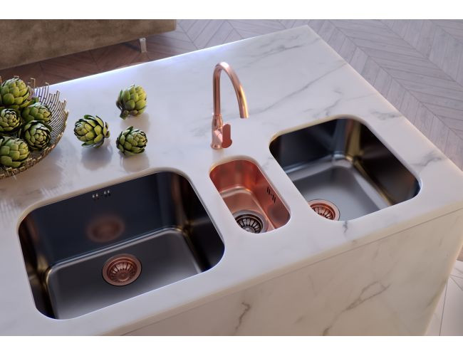 Мойка VARIANT MONARCH 40 ANTHRACITE 340X400X185 в компл. с выпуском без сифона,