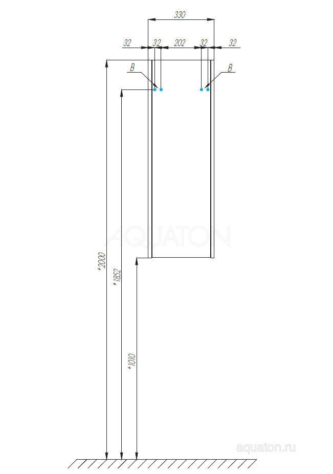 Шкаф навесной AQUATON Сакура правый ольха наварра, белый глянец 1A220803SKW8R