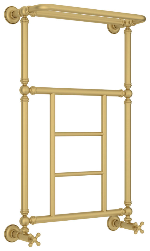 Полотенцесушитель водяной Сунержа Ренессанс 1452 860x500 Матовое золото