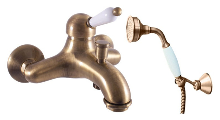 Смеситель для ванны Rav Slezak Labe Mosaz L554.5/2SM