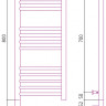 Полотенцесушитель электрический Сунержа Богема 3.0 прямая 800х300 МЭМ левый Состаренная бронза