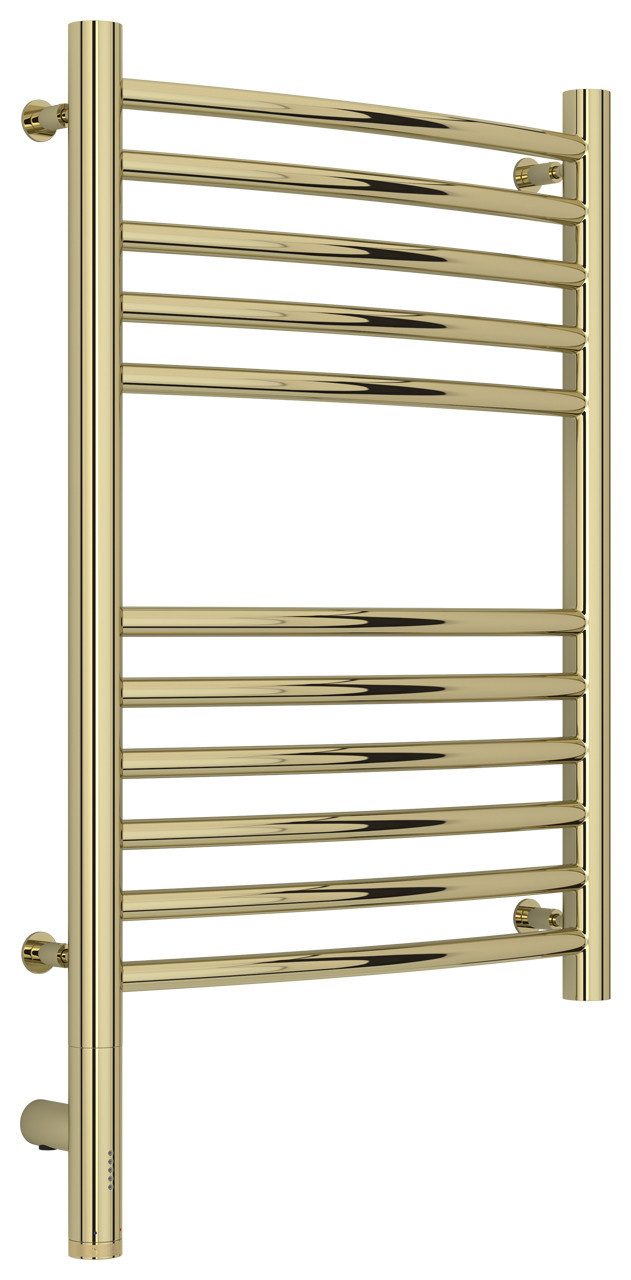 Полотенцесушитель электрический Сунержа Богема 3.0 выгнутая 600х400 МЭМ левый Шампань