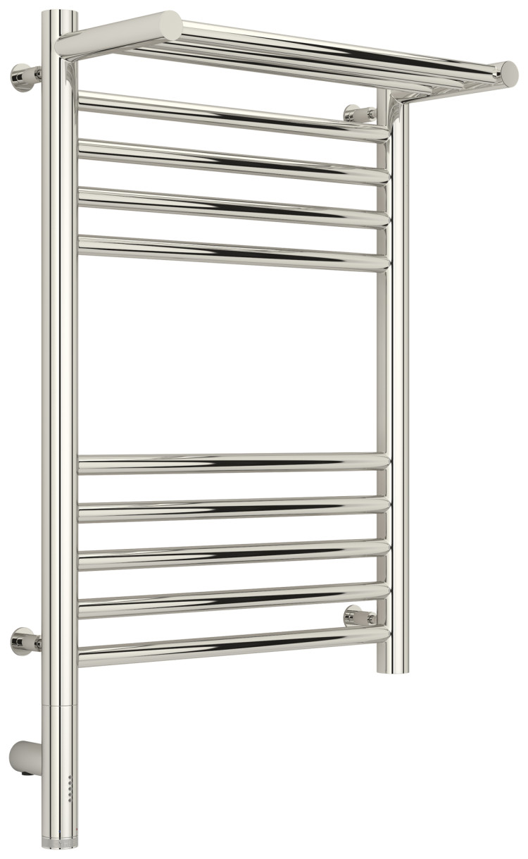 Полотенцесушитель электрический Сунержа Богема с полкой 3.0 600х400 / МЭМ левый Без покрытия