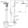 WasserKRAFT A17702 Душевой комплект со смесителем